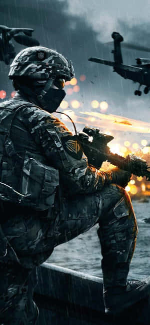 Iphone Xs Max Battlefield 4 Background — iPhone 14 Pro Max Wallpaper