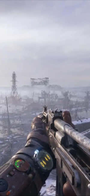Iphone X Metro Exodus Background — iPhone 15 Plus Wallpaper