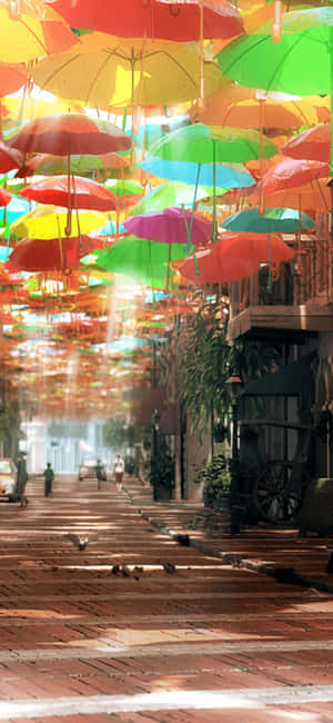 Anime Park Scenery — iPhone Air Wallpaper
