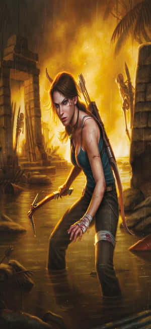 Iphone X Rise Of The Tomb Raider Background — iPhone 13 Pro Max Wallpaper