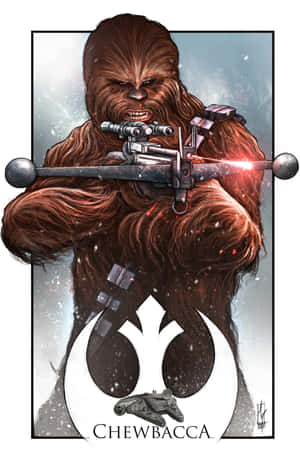 Iksplora ang Galaxy kasama si Wookiee — Vivo Pad Wallpaper