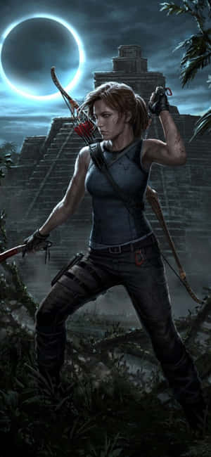 Iphone X Shadow Of The Tomb Raider Background — iPhone 14 Pro Max Wallpaper