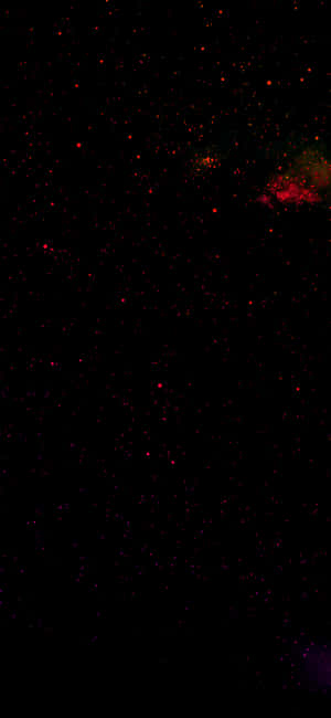 Red Galaxy Background — iPhone 16 Pro Wallpaper