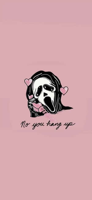Pink Halloween Background — iPhone 12 mini Wallpaper