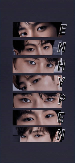 Eye Collage Enhypen Aesthetic — Honor Play10 Wallpaper