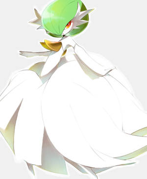 Puting Nobya Gardevoir wallpaper. — Galaxy Z Fold 5 Wallpaper