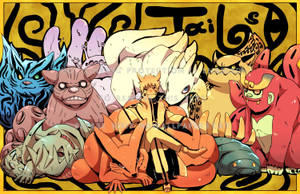 Fanart ng mga Bijuu Naruto Characters wallpaper — Mga karakter ng naruto Wallpaper