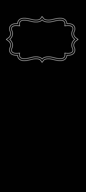 Puting Border Minimal Dark Iphone — Pixel 9 Wallpaper