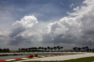 Racing Background — MacBook Air M4 Wallpaper