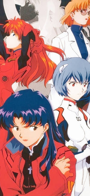 Evangelion Telepono — iPhone 13 Pro Wallpaper