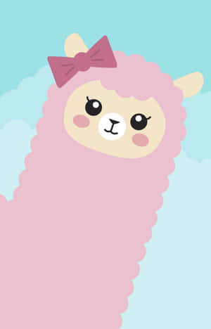 Cute Llama — Infinix Xpad 30 Pro Wallpaper
