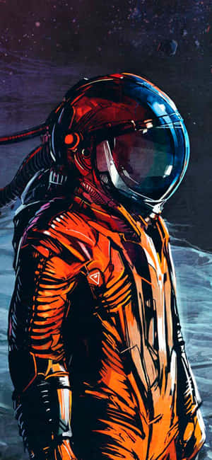Astronaut Iphone — Pixel 9 Pro XL Wallpaper