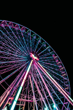 Wallpaper ng Ilaw ng Ferris Wheel