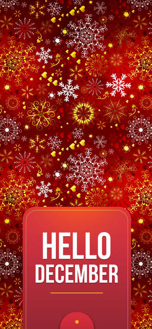 Festive Red December phone wallpaper. — ROG Phone 9 Wallpaper