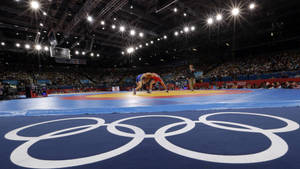 Wrestling match sa olympic games wallpaper — iMac Wallpaper