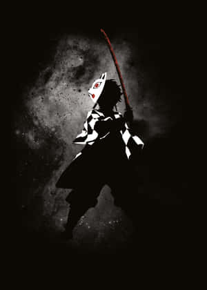 Dark Demon Slayer — Vivo Pad5 Wallpaper