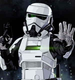First Order Army na Nakatayog na Matatag — Oppo Find N3 Wallpaper