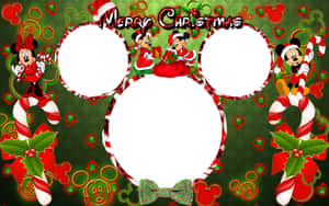 frame ng mickey mouse pasko — Disney pasko Wallpaper