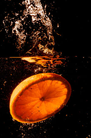 Sariwa, makatasam na orange na prutas laban sa isang masigla na background — Vivo Pad5 Pro Wallpaper