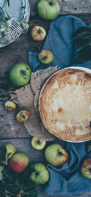 Bagong Lutong Pie Para sa Thanksgiving iPhone — S24 Ultra Wallpaper