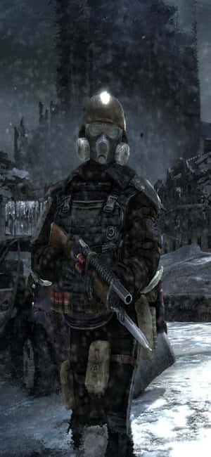 Iphone X Metro Last Light Likuran — iPhone 16 Wallpaper