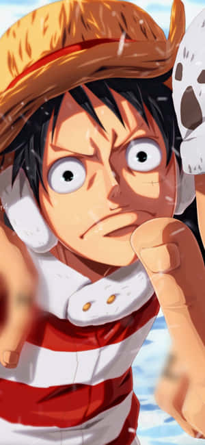 Luffy Phone [wallpaper] — iPhone 12 Wallpaper
