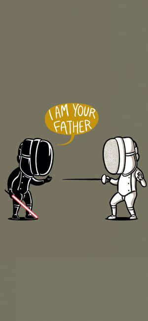 Funny Star Wars — iPhone 14 Pro Wallpaper