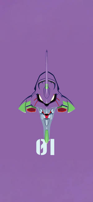 Evangelion Phone — Galaxy S25 Edge Wallpaper