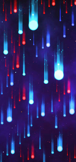 Galaxy S10 falling orbs wallpaper — Galaxy s10 plus GIF Wallpaper