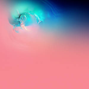Galaxy S10 pink over blue wallpaper — Samsung Galaxy S20 Wallpaper