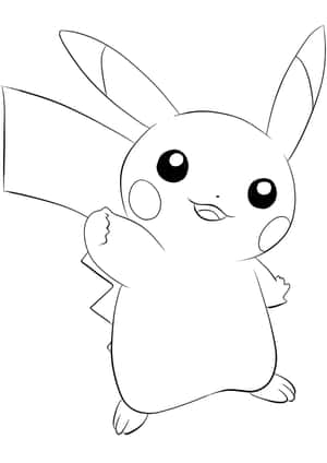 Mga Larawan ng Pangkulay ng Pokemon — iPad (A16) Wallpaper