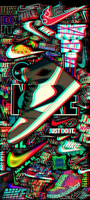 Nike Graffiti — iPhone 11 Wallpaper