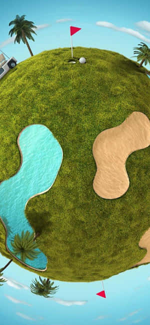 Awesome Golf — 19.5:9 Wallpaper
