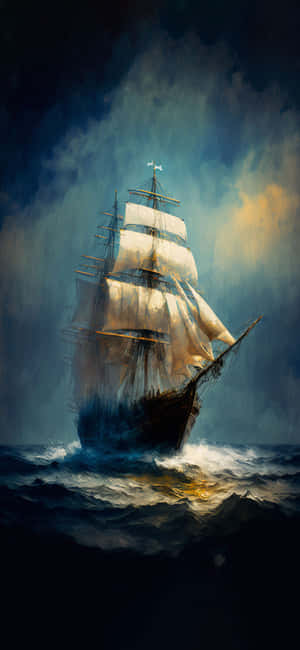 Ship background — iPhone 12 Pro Max Wallpaper