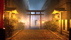 Ghostwire Tokyo Dilaw na Wallpaper — Ghostwire Tokyo Wallpaper