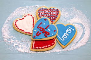 Gingerbread puso cookies wallpaper — 3:2 Wallpaper
