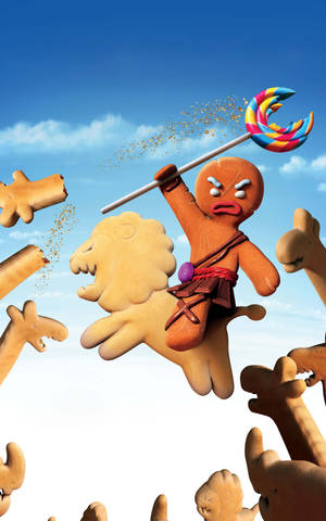 Gingerbread man mula sa Shrek wallpaper — Galaxy Tab S10+ Wallpaper
