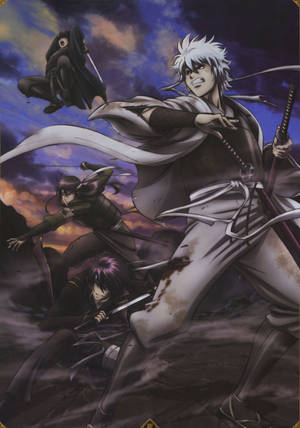 Gintama characters handa na lumaban wallpaper — Manga GIF Wallpaper