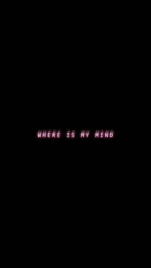 Glitching Nasaan ang Isip Ko Graphic — Minimalist Wallpaper