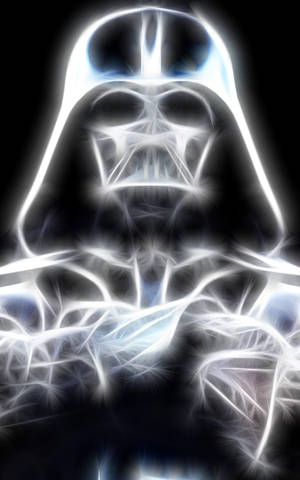 Glowing Darth Vader Star Wars Tablet — Infinix Xpad 30 Pro Wallpaper