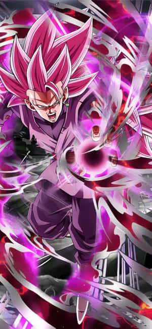 Goku Black na Nagpapakawala ng Kapangyarihan — Goku Black Wallpaper