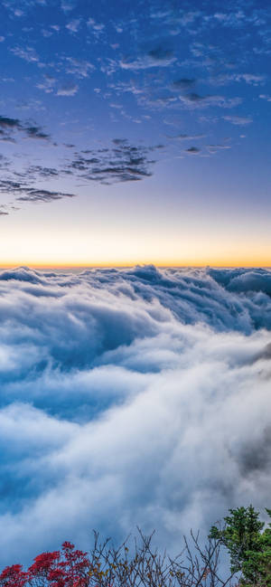 Clouds Phone — Galaxy A16 Wallpaper