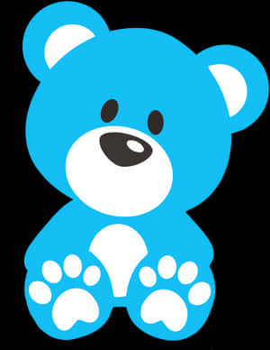 Ursinhos E Ursinhas - Blue Teddy Bear Clipart, HD Png Download