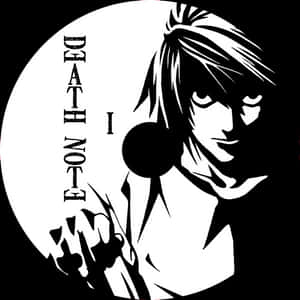 Graphic ng Anime Character mula sa Death Note