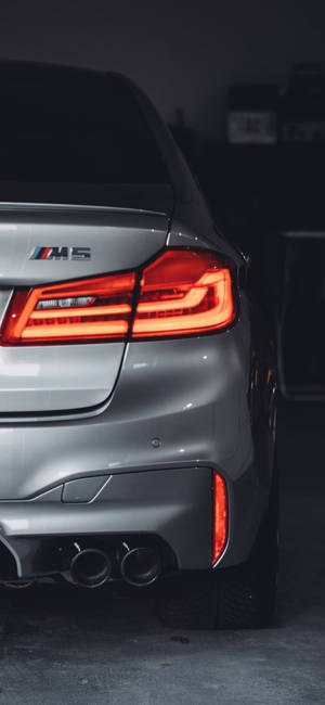 Gray BMW M5 Car iPhone — Pixel 8 Wallpaper