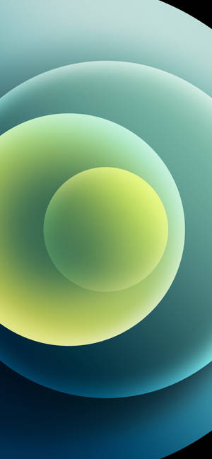 Green orbs iPhone 12 wallpaper — 1290x2796 Wallpaper