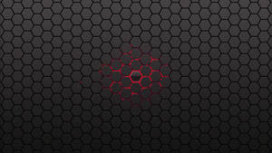 Wallpaper ng Grey na Hexagon Pattern.