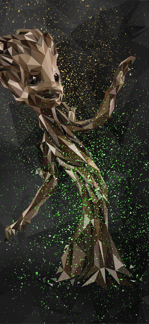 Groot geometric art na wallpaper
