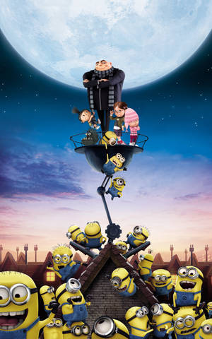 Gru Girls And Minions wallpaper — RedMagic Tablet Wallpaper