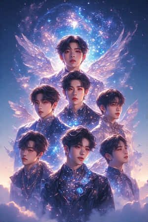 BTS,K-pop,pantasya,makatotohanan,mahika,sining digital,kosmiko,parang panagin,grupo — Bts Wallpaper